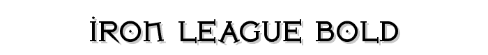 Iron League Bold font